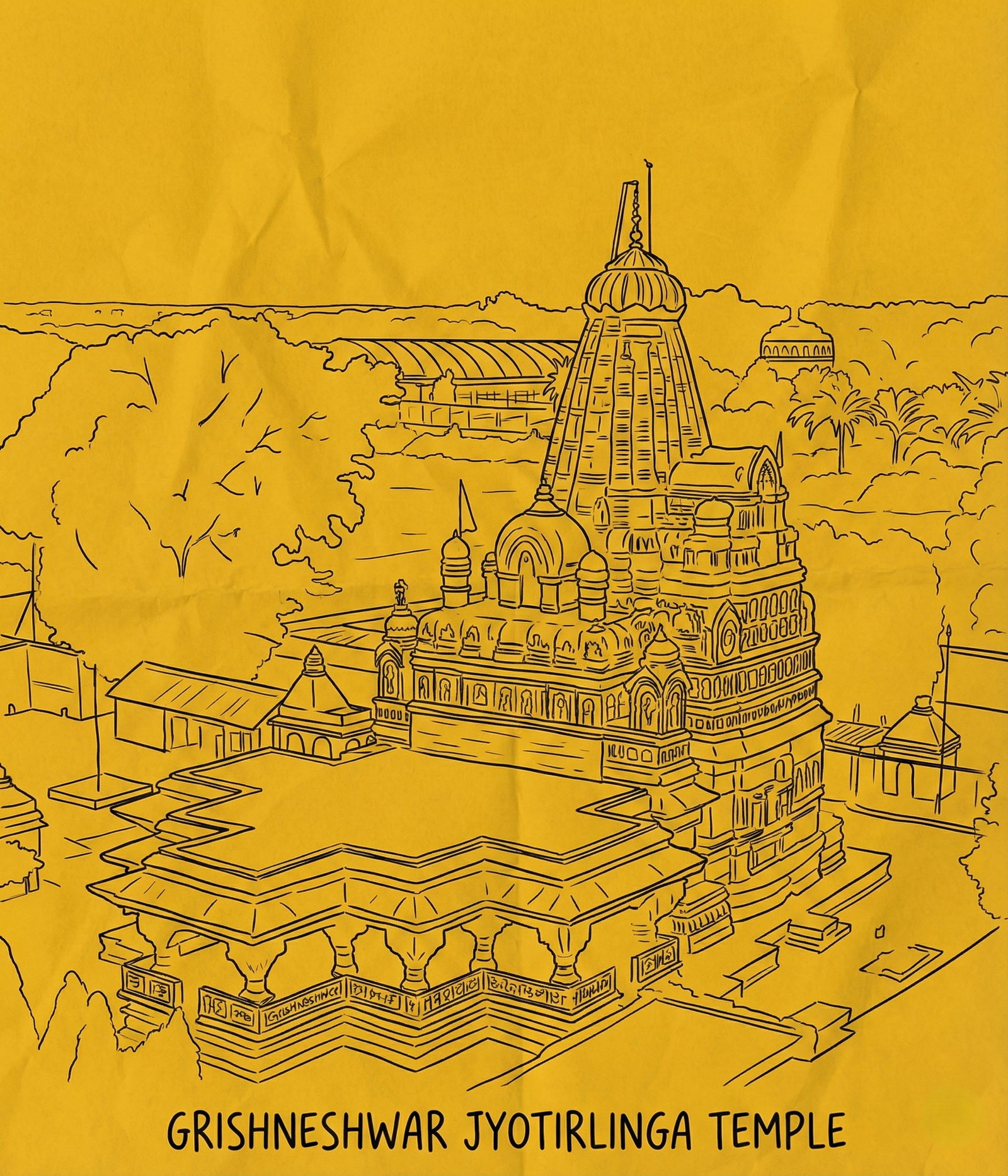 Grishneshwar Jyotirlinga Temple Travel Guide from Sambhajinagar (Aurangabad) – Explore the Divine with BagbanCab