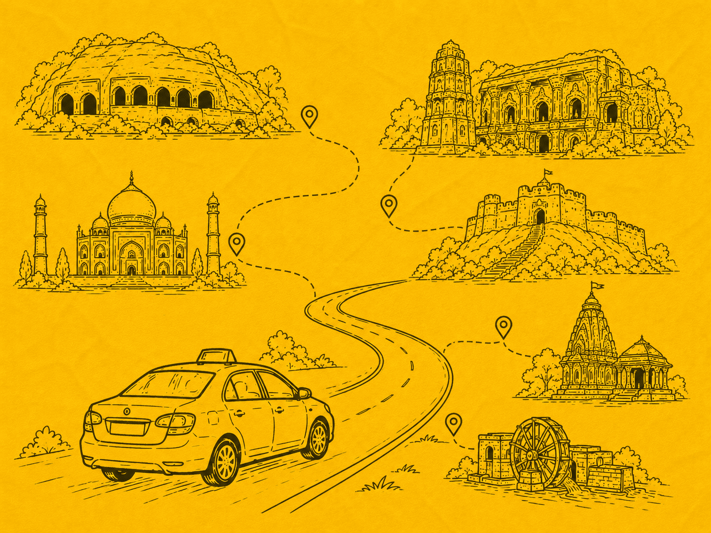 Ajanta Ellora Cab from CIDCO Aurangabad – How to Book a Comfortable Sightseeing Taxi?